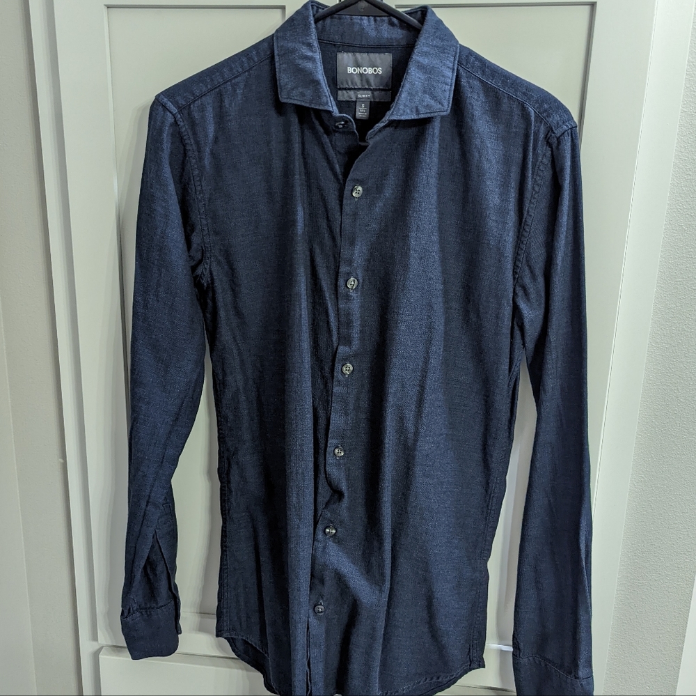 Bonobos Casual Button-Down - Small, Slim, Long